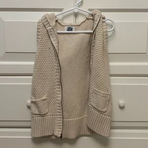 cream vest kids old navy